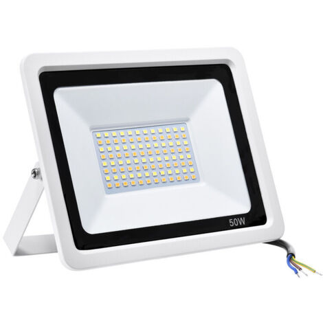 AGE Projecteur LED extérieur 50W 4000lm, modifiant l'imperméabilité IP65 de la lumière de sécurité des couleurs, le puissant jardin LED 6500k (blanc froid), garage, porche, porche (1/5)