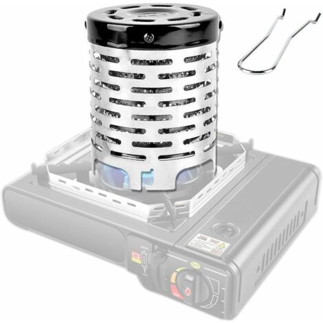 AGE Accessoires de chauffage de poêle à gaz, poêle de camping, radiateurs, accessoires de chauffage en acier inoxydable Mini hotte extérieure poêle tente chauffage