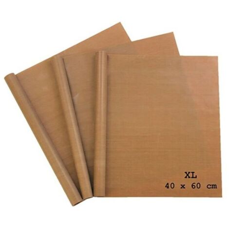 AGE Lot de 3 ustensiles de cuisson permanents extra larges pour griller et cuire au four – 40 x 60 cm, peuvent être coupés à la taille souhaitée – Passent au lave-vaisselle (1/5)