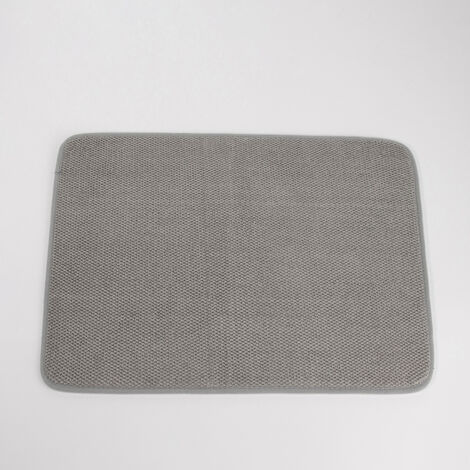 AGE Tapis de séchage pour vaisselle en microfibre, super absorbant, tapis de séchage pour vaisselle en microfibre (1/5)