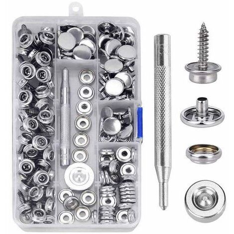 AGE 15mm vis en acier inoxydable grand Blanc boucle bâche vis de fixation boucle Yacht vis avec outil de montage (1/5)