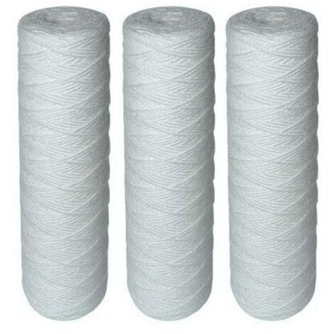 AGE Fil ultrasonique de cartouche de filtre de coton de PP autour du panneau de ligne de cartouche de filtre nettoyage cartouche de filtre de circulation d'électrolyte cartouche de filtre 10 pouces 3 (1/5)