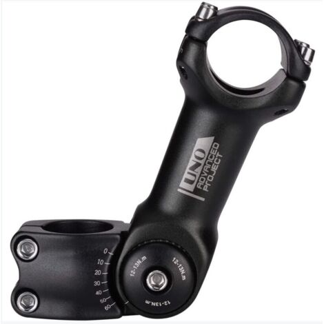 AGE 31.8 AdjUstable Stem 110mm 0 60 Degré AdjUstable Guidon Potence pour La Plupart Des Vélos De Montagne Vélo De Route (1/5)
