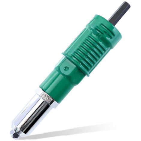 AGE Adaptateur Riveteuse, Kit d'adaptateur de Pistolet à Riveter pour Perceuse électrique sans Fil, Pistolet à Riveter électrique Rivetage Outil Cisea (1/5)