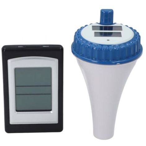 Thermomètre de piscine - - Flottant IPX8 - Solaire - Affichage LCD - Haute précision