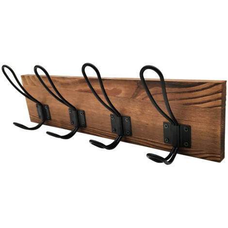 PORTE-MANTEAU avec 4 CROCHETS 41.5 x 10 x 8.51 cm (1/5)