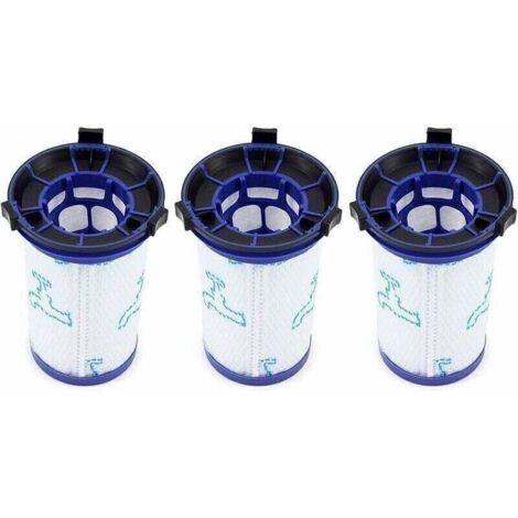Lot de 3 Filtre de remplacement pour Rowenta Air Force 360 / X-Pert Essential 260 Aspirateur sans fil RH9037 RH9038 RH9039 RH9051 RH9057 RH9079 RH9081 RH9086 (Alternative au ZR009001) (1/5)