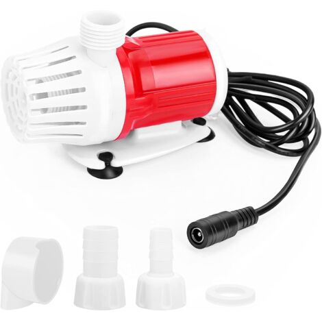 Pompe submersible DC 12V 20W pompe à eau Portable pour aquarium 1200L/H pompes à haut débit pompe amphibie pour fontaine de réservoir de poissons d'étang à la maison