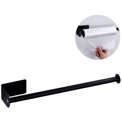 Porte-serviettes en papier étagère de rangement pour sac de conservation armoire murale porte-chiffon sans poinçon-Ensoleillé (1/5)