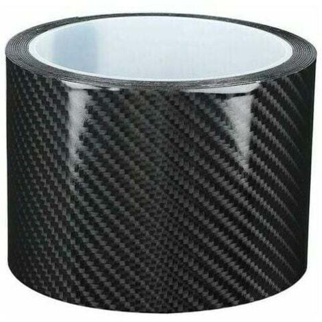 Film Autocollant Adhésif Vinyle en Fibre de Carbone Chaque Rouleau de 7 x 300cm pour Voiture, Ordinateur, Coque de Smartphone, Moto, Véhicule, Carbone Film Autocollant de Voiture Adhésif (1/4)