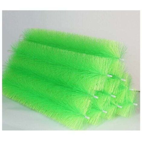 Alovez – Lot de 10 brosses filtrantes Ø 30 cm pour bassin à koï – Fibres de polypropylène – Haute densité pour nettoyage optimal – Œillet en plastique (1/4)