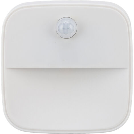 Jeffergarden Capteur de mouvement 0.2W veilleuse lumière chaude ABS veilleuses brancher capteur de corps lampe pour couloir prise ue 100-240V (1/5)