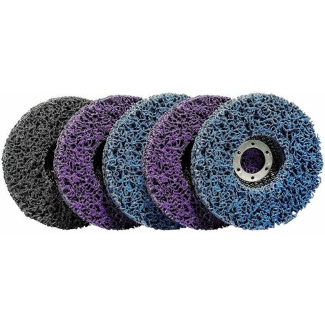5 Disques de Nettoyage CSD 115 mm Pour Meuleuse d'angle En Nylon Pour éliminer la Rouille les Soudures Éliminer la Peinture la Rouille et l'oxydation (1/5)