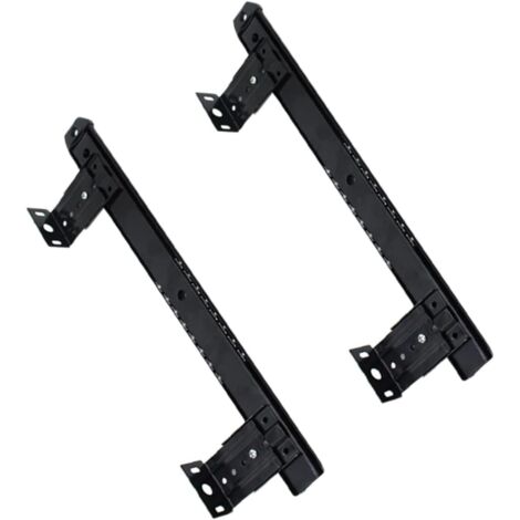 Glissières de Tiroir en pour Clavier Installation Facile Rail de Clavier Largeur 35 CM Compatible Bureau 1 Paire (1/5)