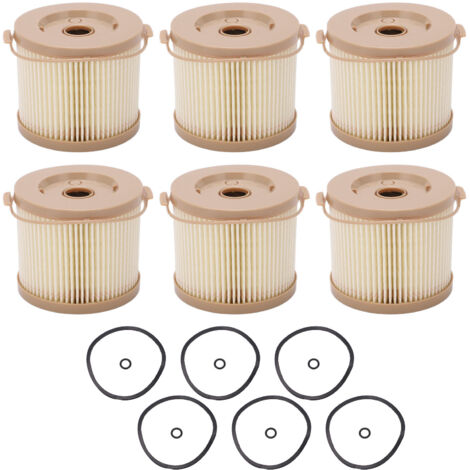 GARRYFIZH Lot de 6 filtres à carburant séparateur d'eau pour filtre à eau pour RACOR 2010PM-OR 500FG