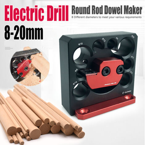 Accessoire de Tournage Réglable pour Perceuse – Pour Fabriquer des Tourillons et Barreaux Ronds en Bois (Lames de rechange) (1/5)