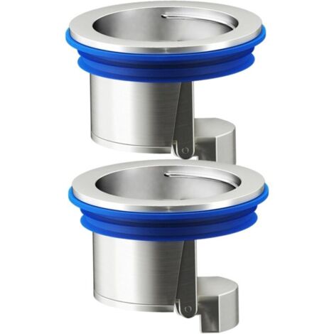 Anti-odeurs Siphon De Sol Anti-refoulement Siphon De Sol Anti-refoulement 2 Pièces Core Douche Drain Anti-Retour Bouchon De Vidange Bouchon De Vidange Égout Attrape-Cheveux pour Cuisine Salle De Bain (1/5)