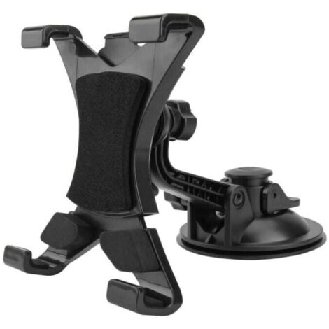FOREHILL Support de tablette de voiture, support de tablette de voiture réglable à 360 degrés avec ventouse puissante (noir) (1/5)