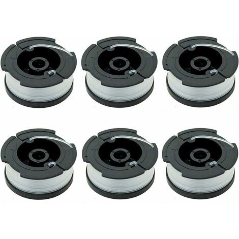 FOREHILL Paquet de 6 Bobines A6481 A6485 pour Black Decker Coupe Bordures (1/5)