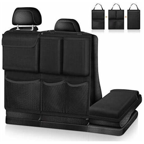 Organisateur de Voiture de Coffre (Noir)- Détachable Sac de Rangement Voiture Multipurpose Organisateur de Siège de Voiture Poche pour voiture accessoires interieur pour Jeep, SUV, Van (1/5)