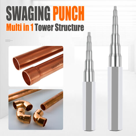 Kit de 5 Poinçons d‘Expansion CT-95 pour Tubes de Cuivre 6-16mm – Outil Manuel 5-en-1 pour Réfrigération (1/5)
