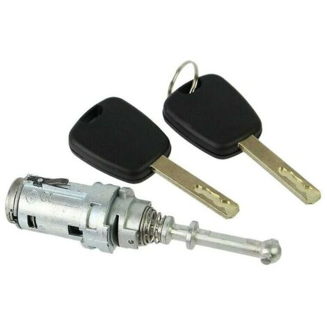 KIT Serrure + Barillet pour Porte Avant Gauche Citroen C2 C3 C3 PLURIEL + 2 clés-DPZO