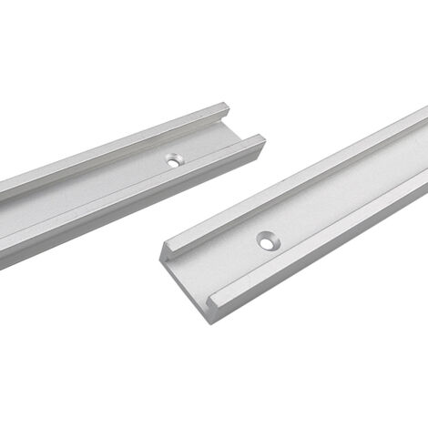 Modification DIY d'un rail de guidage de type 30 pour scie circulaire électrique, poignée de poussée, limiteur de barre de guidage, établi inversé, alliage d'aluminium, rouge 30 mm. (1/5)