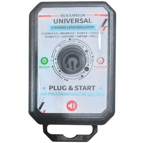 BARKBUSTERS  Simulateur de Verrouillage Direction Universel ESL ELV pour FLUENCE2-3, MEGAN2-3 · CLIO3-4 LACUNA 3
