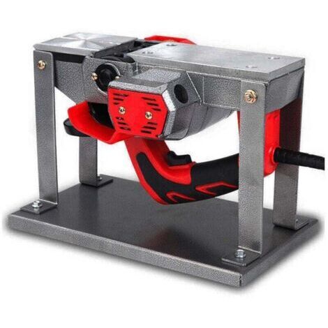 BARKBUSTERS Support de rabot électrique inversé pour rabot électrique, support de rabotage pour le travail du bois, support pratique à rabat pour outils ménagers