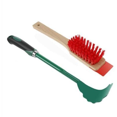 BARKBUSTERS Grattoir de Tondeuse à Manche Long Ergonomique Brosse Dure pour Nettoyage Gazon (1/4)