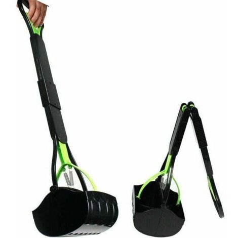 BARKBUSTERS 80 cm - Portable - Pelle à déjections canines - Pour chiens et chats - Avec levier facile à utiliser et ressort haute pression Pelles ramasse-crottes pour Chiens (1/4)