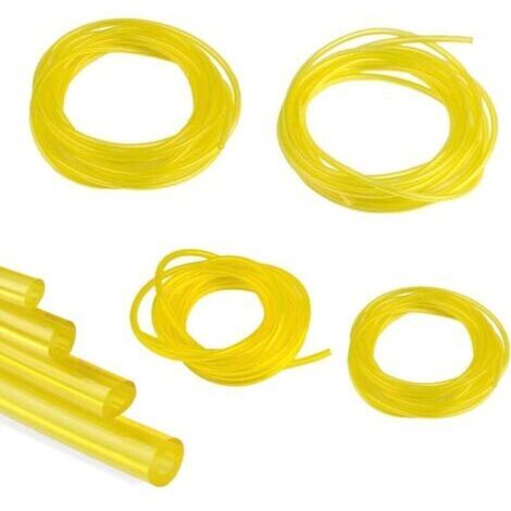 BARKBUSTERS Lot de 4 Tuyau Durite Essence,Tuyau Durite D'Essence 2 x 3.5MM,2.5 x 5MM,3 x 5MM,3 x 6MM,Tuyau Carburant longueur:1.2 m,Tuyau à Essence pour Tronçonneuses Tondeuse à Gazon (1/4)