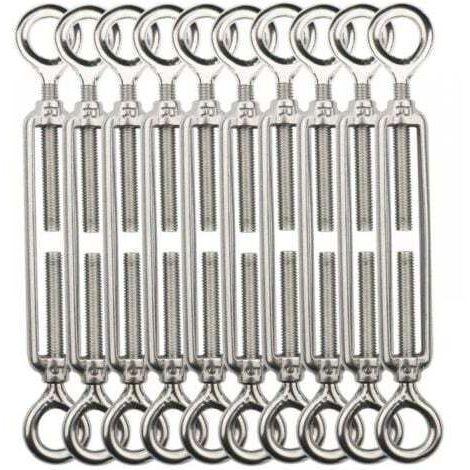 BARKBUSTERSTendeur de câble M5, Tendeur de câble en acier inoxydable 304 pour corde à linge, cintre, câble de corps -10 pcs. (1/5)