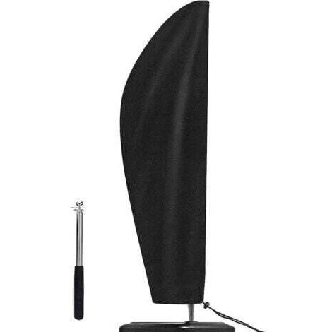 BARKBUSTERSHousse de Protection pour Parasol Jardin Couverture 210D Oxford 265 x 50 x 70 x 40cm avec Perche Télescopique Anti-UV étanche