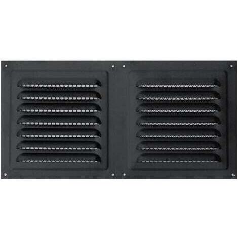 BARKBUSTERSGrille de ventilation en acier inoxydable anti-pluie (300 x 150 mm) (1/5)