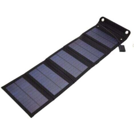 BARKBUSTERSSac pliant de panneau solaire 15W/5V, panneau de charge solaire pliable flexible pour téléphone portable, adapté au camping en plein air, à la randonnée, à la randonnée (1/4)
