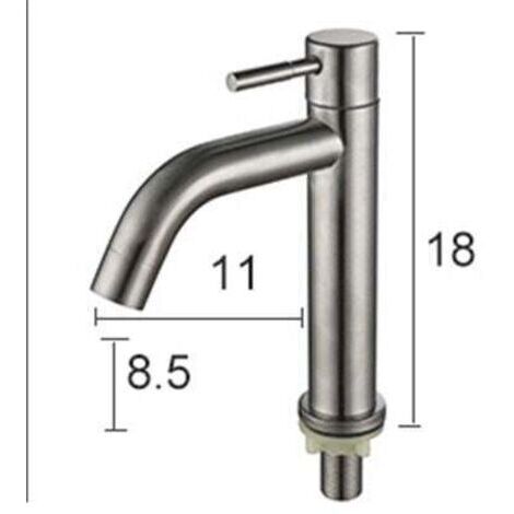 BARKBUSTERSRobinet Lavabo，Salle Bain avec Haut Mitigeur Lavabo pour Lavabo ou Vasque de Salle Bain, Chaude et Froide Réglable de Mitigeur Lavabo,Laiton Chromé