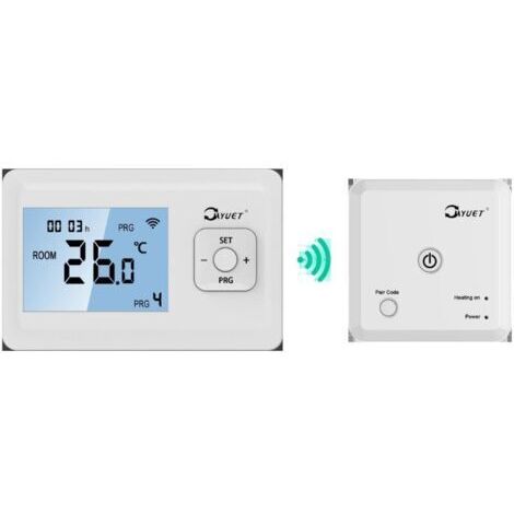 BARKBUSTERSThermostat programmable sans fil monobloc thermostat de four suspendu + récepteur HF-13523.287.5mm