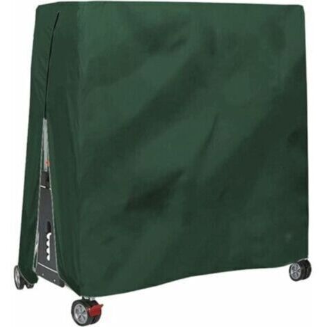 BARKBUSTERS Housse pour Table De Ping Pong, Étanche Résistance Au Vent Anti-UV Robuste Tissu Oxford Bâche De Protection Table De Tennis De Table avec Fermeture À Glissière Et Cordon Réglable, (1/4)