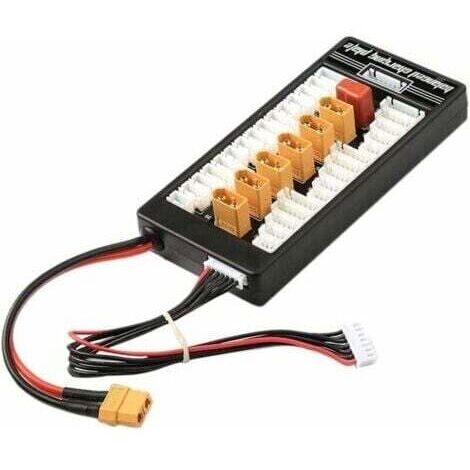 BARKBUSTERS  Chargeur de batterie Lipo XT60 T-Bug 2-6S Plaque de carton de charge équilibrée parallèle avec planche à chargement équilibré parallèle parallèle