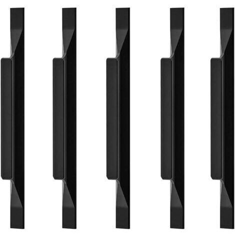BARKBUSTERS (10 Pieces) European Aluminum Alloy Handles for Kitchen Cabinets, Wardrobe Handles, Total Length 160mm, Hole Distance 9\ (1/5)