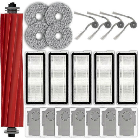 BARKBUSTERS Kit d'accessoires pour aspirateur robot Roborock QV 35A/QR 798/QV 35S (pièces de rechange pour QV 35A et QV 35S)