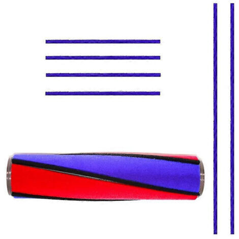 BARKBUSTERS Brosse de rechange pour aspirateurs Dyson V6, V7, V8, V10 et V11, rouleau souple, avec 6 bandes de feutre, pour le nettoyage.