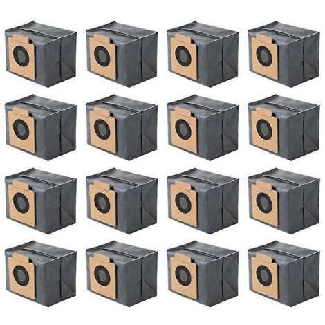 BARKBUSTERS Lot de 16 sacs à poussière pour aspirateur robot Eufy Clean X8 Pro / X10 Pro Omni, station de vidage automatique, sacs jetables grande capacité