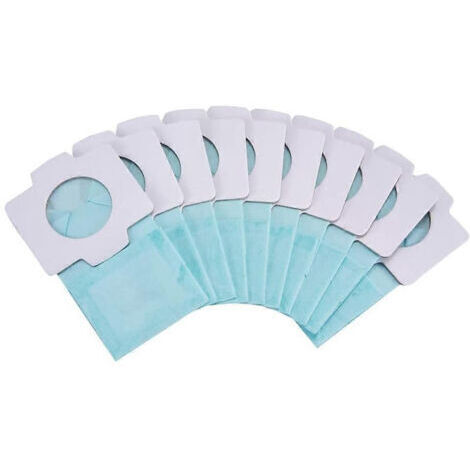 BARKBUSTERS Lot de 10 sacs à poussière pour aspirateur Makita 198744-5 et filtre en papier pour les modèles DCL182, CL107, CL072, CL102 et BCL182. Accessoires pour aspirateurs.
