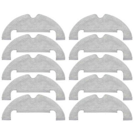 BARKBUSTERS Lot de 10 chiffons de rechange pour aspirateur Xiaomi Dreame Bot D10 Plus RLS3D