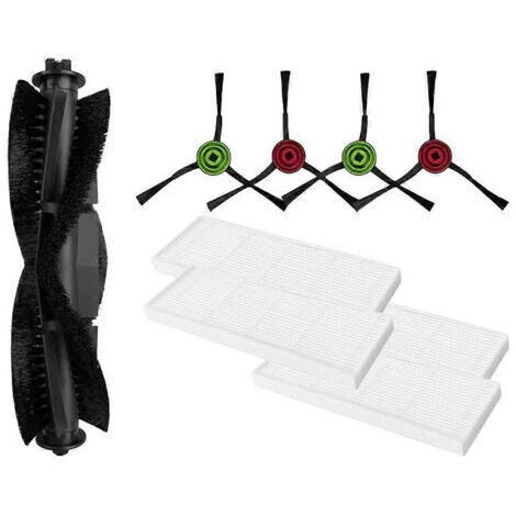 BARKBUSTERS Pour Laresar Mars01 / Lubluelu SL68 / Viomi V3 Absolut - Brosse latérale principale - Filtre HEPA - Pièces détachées et accessoires