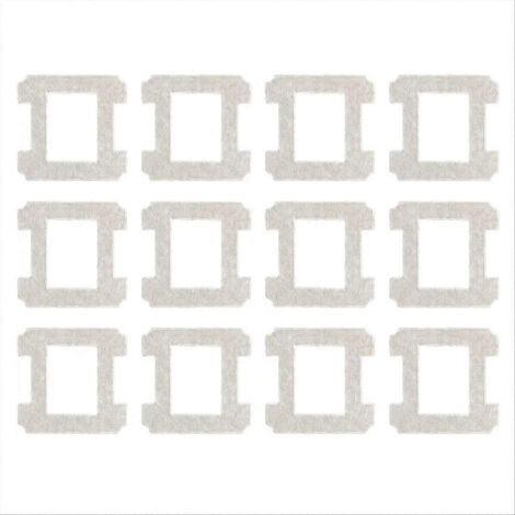 BARKBUSTERS Accessoires et pièces de rechange compatibles avec les robots nettoyeurs de vitres W2 Pro et W2 Omni : chiffons, éponges et tampons (lot de 12).