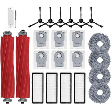 BARKBUSTERS Kit de 24 accessoires de rechange pour aspirateur robot Roborock Qrevo S/Qrevo Plus/Qrevo Pro