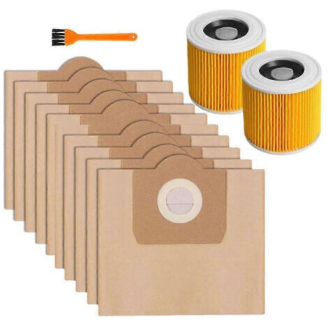 BARKBUSTERS Sacs à poussière avec filtres pour aspirateurs Karcher WD3 WD3 Premium MV3 SE4001 A2201 A2204 6.959-130. / 6.414-552.0 (1/5)